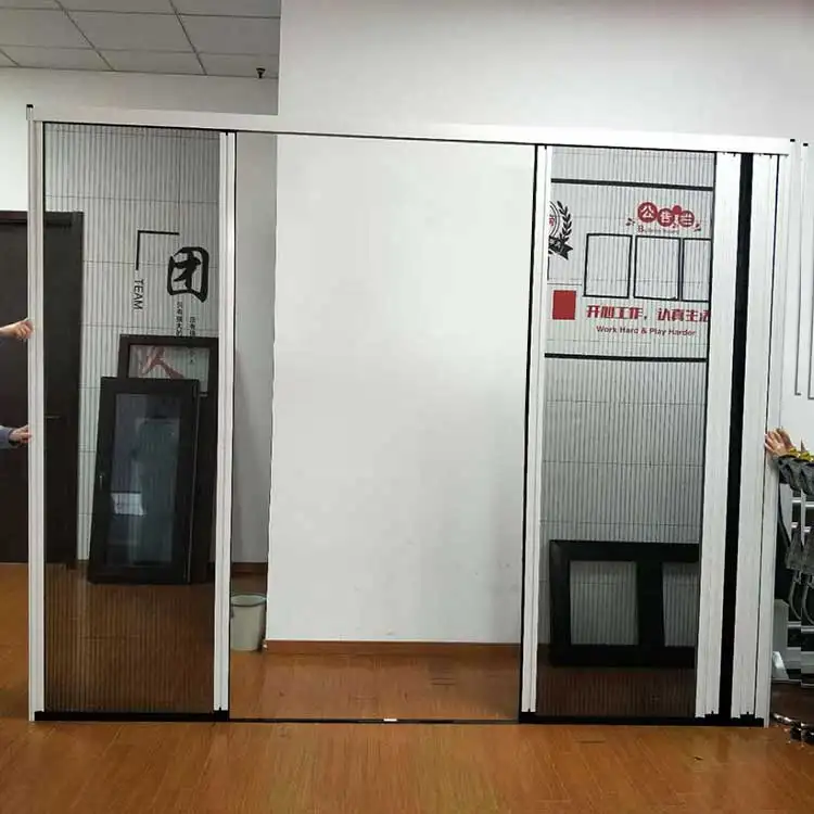 Customized Triple Mosquito Net Sliding Screen Door And Window