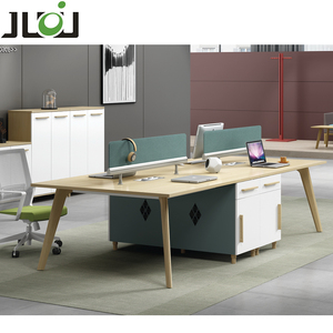 JUOU Muebles Modernos <span class=keywords><strong>de</strong></span> <span class=keywords><strong>Oficina</strong></span> con Paneles <span class=keywords><strong>de</strong></span> Melamina, Módulo Abierto para 4/6 Personas, Estación <span class=keywords><strong>de</strong></span> Trabajo, Divisor <span class=keywords><strong>de</strong></span> Espacios, <span class=keywords><strong>Oficina</strong></span> en Casa, Hospitales, ASH - Product Image 5