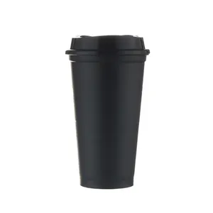 Termico tumbler tazze di plastica riutilizzabile tazza di caffè tazza di fabbrica