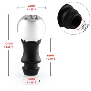Universal 장식 차 액세서리 Gear 바 Personality 재 장비 <span class=keywords><strong>5</strong></span> <span class=keywords><strong>Speed</strong></span> Gearboxer Head 서, Shift Knob - Product Image 4