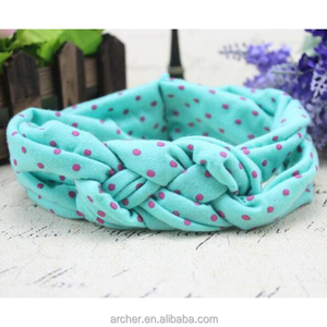 Bébé Filles Nouveau <span class=keywords><strong>Turban</strong></span> Bain Bandeau Petit Élastique Arc Tête Wrap Noué Bandeaux - Product Image 2