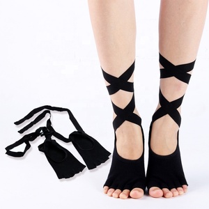 Calcetines largos y sexys de alta calidad para <span class=keywords><strong>mujer</strong></span>, para ballet, <span class=keywords><strong>bailarina</strong></span>, yoga, con agarre - Product Image 2