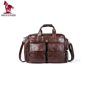 Dropshipping. exclusivo. 8920 grandes funcional hombres hombro bolsas maletín No nombre italiano bolsos de cuero de México - Product Image 3