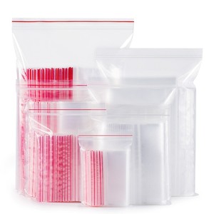 Pequeño claro ldpe con cierre de cremallera poly zip bolsa pe cierre de cremallera bolsa/sellar de polietileno pe bolsa de embalaje de plástico/recierre bolsa de la cremallera - Product Image 1