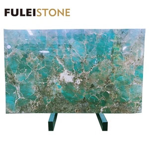 <span class=keywords><strong>Lastre</strong></span> di <span class=keywords><strong>Granito</strong></span> Verde Amazzonite Naturale Lucidato all'Ingrosso dal Brasile - Product Image 1
