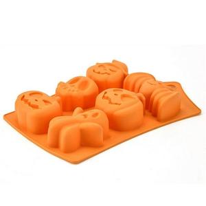 Durevole commestibile <span class=keywords><strong>Halloween</strong></span> Pumpkin Ghost 3D Shape Cake Baking Decoration Tools supporto stampo per torta in Silicone personalizzato - Product Image 2