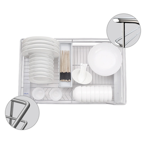 WELLTOP Kitchen Organizer Cabinet Systems Chrome <strong>Wire</strong> <strong>Basket</strong> <strong>Basket</strong> Iron Kitchen Storage VT-09.440 <strong>Drawers</strong> Pull Out Metal Modern - Product Image 2