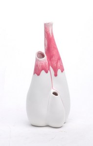 Mesa de restaurante de Piso de Diseño hecho <span class=keywords><strong>a</strong></span> mano de forma irregular de cerámica de colores barato flor florero - Product Image 6