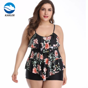 <span class=keywords><strong>De</strong></span> las señoras <span class=keywords><strong>de</strong></span> moda corto mono <span class=keywords><strong>trajes</strong></span> <span class=keywords><strong>de</strong></span> <span class=keywords><strong>baño</strong></span> nuevo tamaño grande <span class=keywords><strong>Tankini</strong></span> <span class=keywords><strong>para</strong></span> las mujeres - Product Image 2