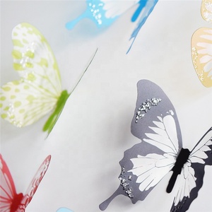 18 unids/lote 3D efecto cristal mariposas <span class=keywords><strong>pared</strong></span> pegatina hermosa <span class=keywords><strong>mariposa</strong></span> para niños habitación <span class=keywords><strong>pared</strong></span> calcomanías decoración del hogar <span class=keywords><strong>en</strong></span> <span class=keywords><strong>la</strong></span> <span class=keywords><strong>pared</strong></span> - Product Image 4
