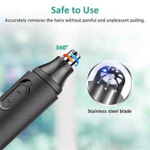 Rasoir électronique pour le <span class=keywords><strong>nez</strong></span> et les oreilles Tondeuse à cheveux étanche indolore et rotative à grande vitesse pour hommes et femmes fonctionnant sur piles - Product Image 3