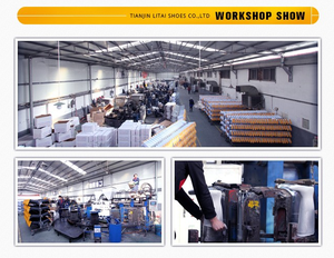 Unisex Género <span class=keywords><strong>y</strong></span> parte superior de PVC Material de punta de acero de insertar botas de seguridad - Product Image 6