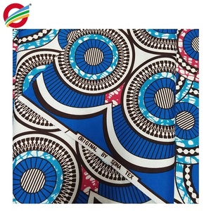 Africana de impresión de verdadero cera bloque imprime color de <span class=keywords><strong>la</strong></span> tela con flores - Product Image 1
