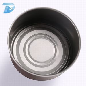 Conservera de atún de fábrica de hojalata ronda fácil abrir la tapa metálica de estaño comida buena con clip - Product Image 5