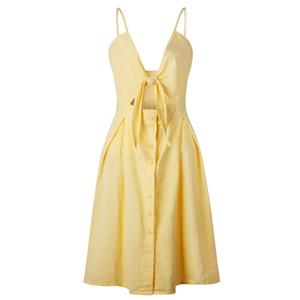 Robes De Mode en gros Femmes Dame Sans Manches Design Chic Robe décontractée - Product Image 5