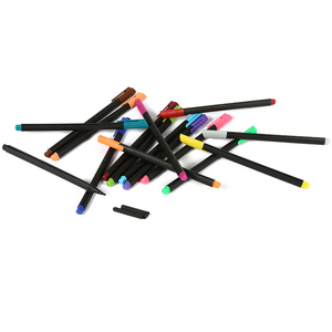 Ensemble <span class=keywords><strong>de</strong></span> stylos d'aquarelle à bout en <span class=keywords><strong>feutre</strong></span> <span class=keywords><strong>professionnel</strong></span>, multicolore, en plastique, vente en gros, - Product Image 5