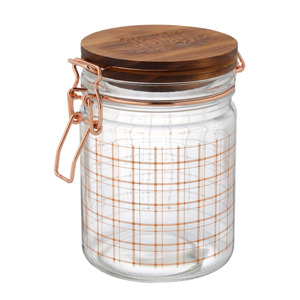 Bán buôn tùy chỉnh lọ thủy tinh với nắp bằng gỗ cho thực phẩm kẹo mứt gia vị trà Nut lưu trữ container - Product Image 4
