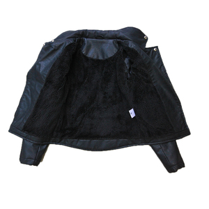 Inclinación <span class=keywords><strong>de</strong></span> la cremallera <span class=keywords><strong>de</strong></span> diseño <span class=keywords><strong>de</strong></span> moda Slim chicas <span class=keywords><strong>mujer</strong></span> cuero PU <span class=keywords><strong>chaqueta</strong></span> - Product Image 3