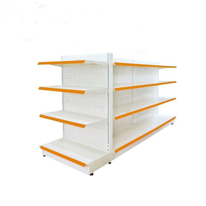 Étagère de présentation Standard <span class=keywords><strong>en</strong></span> aluminium, couleur noire, île Gondola, présentoir <span class=keywords><strong>utilisé</strong></span> dans les magasins et la <span class=keywords><strong>pharmacie</strong></span> pour la vente - Product Image 4
