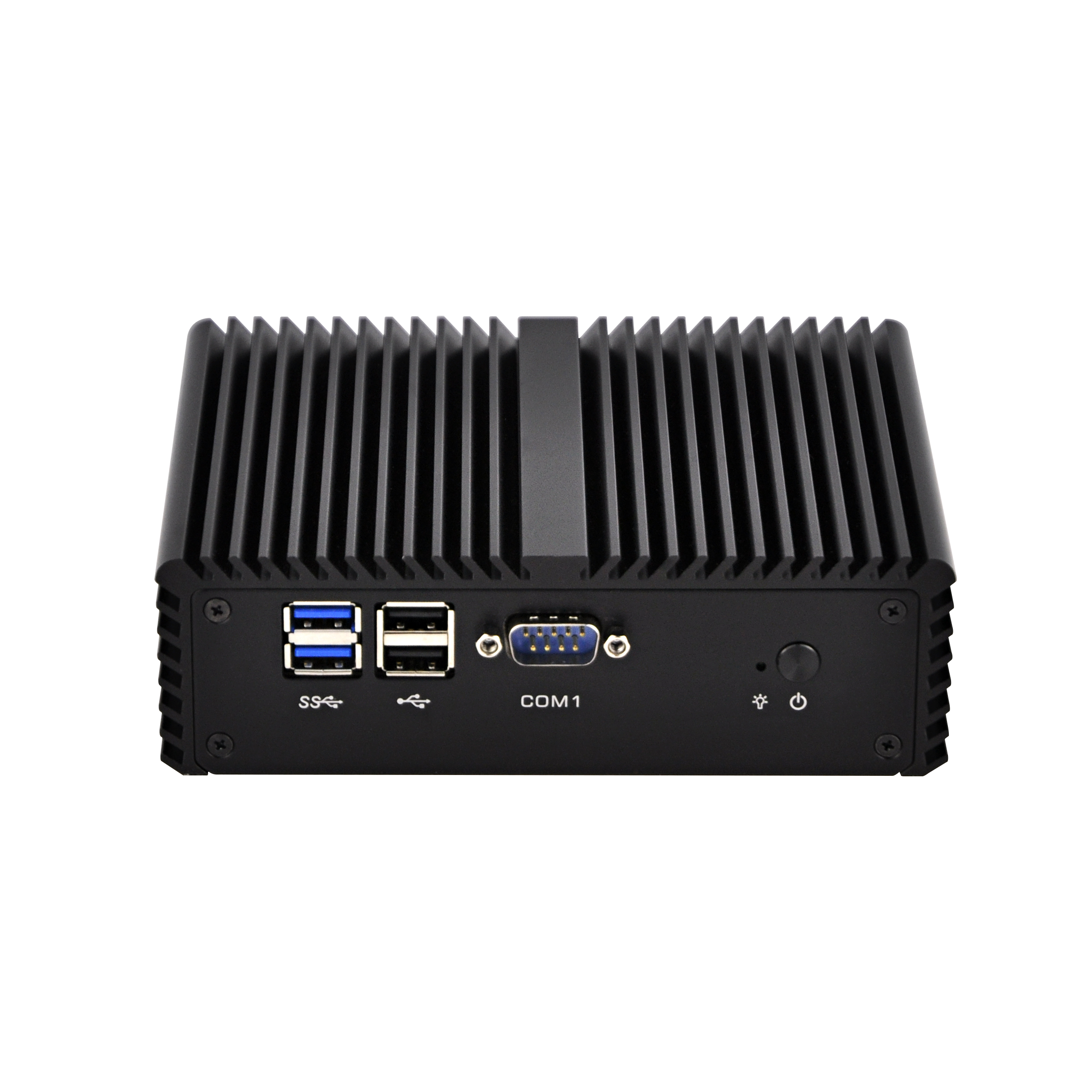 En gros Pas Cher Intel X86 Win 10 Sans Ventilateur Mini i3 Quad Core Linux Mini PC 2 Ports Lan Fanless Ordinateur Barebone