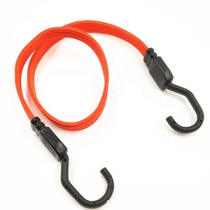 Hành Lý Xe Máy Đóng Gói Đàn Hồi Cao Su Bện Phẳng Bungee <span class=keywords><strong>Rope</strong></span> Với Hooks - Product Image 1