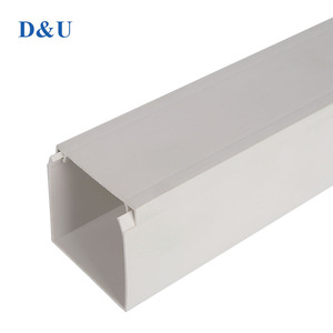 Prix usine <span class=keywords><strong>blanc</strong></span> de <span class=keywords><strong>PVC</strong></span> DE résistance au feu de taille de <span class=keywords><strong>Goulotte</strong></span> de Câble - Product Image 3