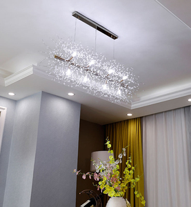 Bedroom Crystal LED G9 Silver Golden Color Pendant Light <strong>Chandelier</strong> with 360 Beam Angle - Product Image 3