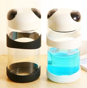 <span class=keywords><strong>Panda</strong></span> forma vidrio beber agua embotellada botella 300 ml botellas - Product Image 1