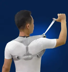 Nuevo diseño Grey arreglar jorobadas clavícula ajustable volver Corrector de postura Brace