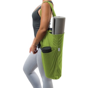 Personalizzato Vari Colori Grande di Spalla Della <span class=keywords><strong>Donna</strong></span> di Sport Palestra Yoga Mat Carry <span class=keywords><strong>Borsa</strong></span> di Tela Con Tasche - Product Image 1