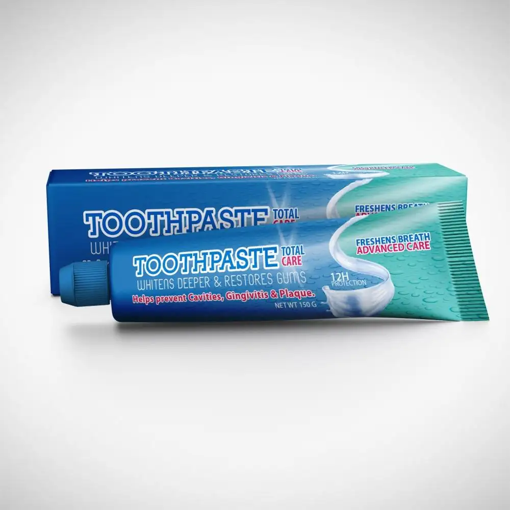 OEM ceppo sbiancante fluoruro di private label organico dentifricio sbiancante sbarazzarsi di alito cattivo
