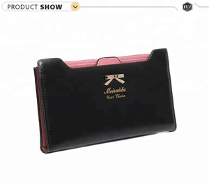Durante mucho tiempo, las mujeres estilo monederos tarjeta multi posición señora cartera para venta - Product Image 2
