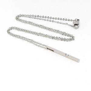 Joyería <span class=keywords><strong>de</strong></span> moda <span class=keywords><strong>de</strong></span> oro <span class=keywords><strong>bar</strong></span> COLLAR COLGANTE encanto para <span class=keywords><strong>las</strong></span> niñas - Product Image 4