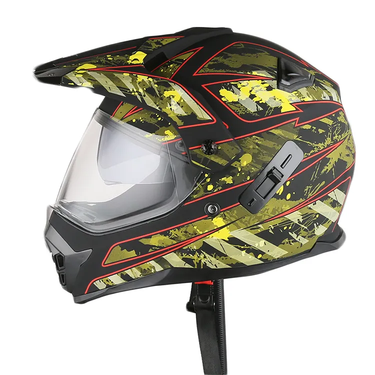 Мотоциклетные шлемы ECE с быстроразъемной пряжкой, высокая плотность