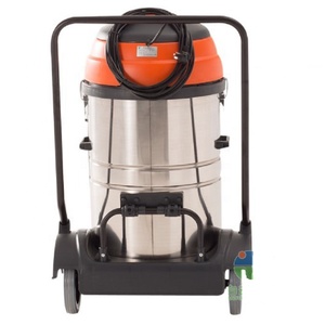 Tanque redondo de acero inoxidable para coche, succión de aire portátil sólida y duradera, industrial, eléctrico, aspirador de agua de polvo, 70L, 2000W, 2 motores - Product Image 4