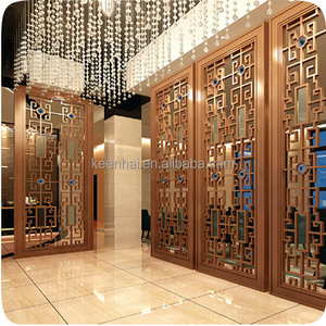Interior decoración laser cut metal al aire libre biombo paneles de pared - Product Image 5