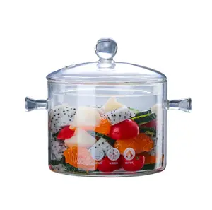 Sáng Tạo Trung Quốc Bán Buôn Ngay Lập Tức Mì Bát Chịu Nhiệt 34-ounce Glass Salad Nồi