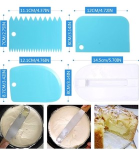 Customized Wholesale Durable &amp; Flexible East to Clean Cake Decorating <strong>Kit</strong> <strong>Baking</strong> Tools with Non-Slip Cake Turntable Tools <strong>Kit</strong> - Product Image 3