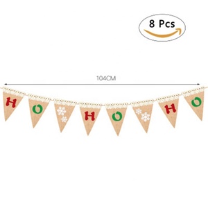 Joyeux Noël Nouvel An Bannière Croire Suspendus Bannière Drapeaux D'école à la Maison Fête Décoration Bannière - Product Image 4