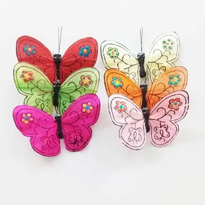 12 Pcs Assorted Feather Hand Painted Monarch Butterfly for Wedding  Decorations Flower Arrangements Party Decoration Crafts Butterfly Floral -   Norway