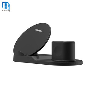 Chargeur de téléphone sans fil rapide 10 <span class=keywords><strong>w</strong></span> station de charge avec <span class=keywords><strong>3</strong></span> en 1 pour téléphone portable - Product Image 5