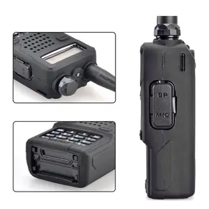 Venta caliente dos Radio protección suave funda de silicona para $TERM impacto Baofeng <span class=keywords><strong>UV</strong></span>-5R UV5R + <span class=keywords><strong>UV</strong></span>-<span class=keywords><strong>5RE</strong></span> <span class=keywords><strong>Plus</strong></span>, 5 colores, funda protectora envío de la gota - Product Image 1