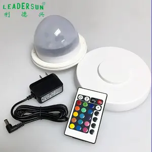 Waterproof 16 colors IR RGB lights emitting LED glow lamp wick for LED furniture at night