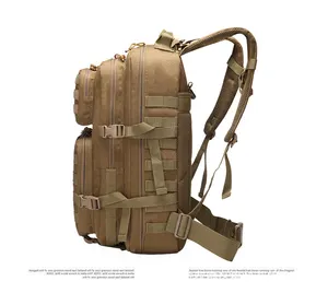Khaki tactical backpack tactical gear vest water bag tactical bag molle pack tan
