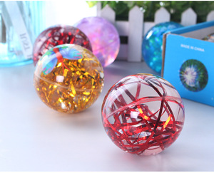 Hot bán cao su Led nhấp nháy đầy màu sắc nảy bóng trẻ em Đồ chơi cho máy bán hàng tự động nảy bóng nước - Product Image 2