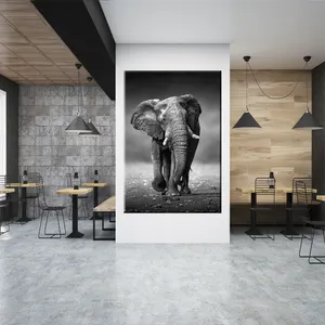 Éléphant Animal Peinture Mur Art Toile Peinture Art Affiche Mur Photos pour Salon Décoration Photo Impression D'art Mural