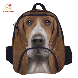 Barato 600D poliéster perro personalizado impreso cómodo hombro mochila escolar - Product Image 1