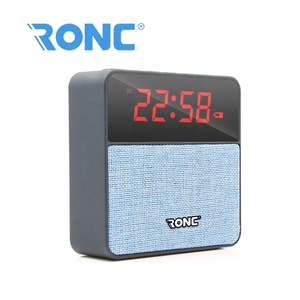 2019 dernier pas cher prix usb portable bluetooth haut-parleur avec <span class=keywords><strong>radio</strong></span> <span class=keywords><strong>fm</strong></span>, tissu réveil sans fil bluetooth haut-parleur - Product Image 2