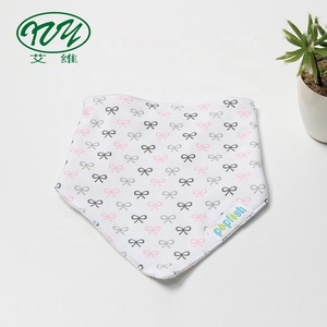 New Style <span class=keywords><strong>2</strong></span> layers absorbent baby Bandana bibs 100% cotton - Product Image 1