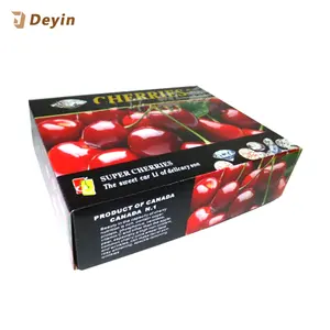 Упаковка для овощей и фруктов на заказ, гофрированная картонная коробка